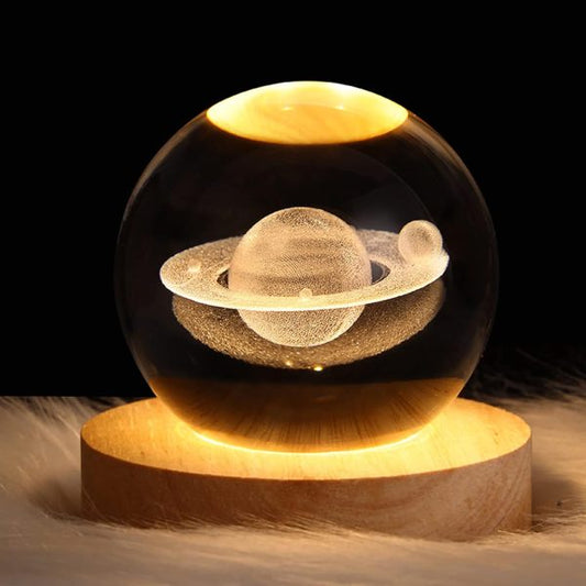 🌌3D Galaxy Crystal Ball Night Light