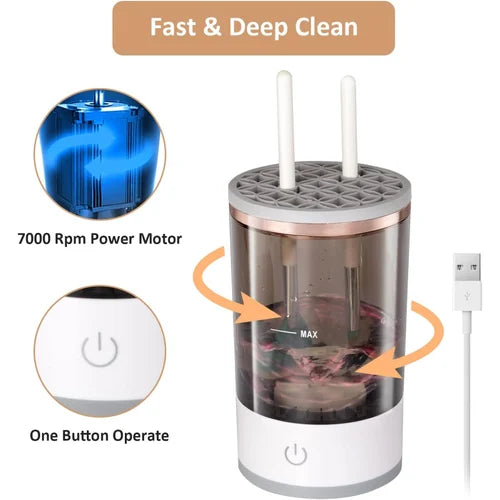 💄 Automatic Makeup Brush Cleaning Machine