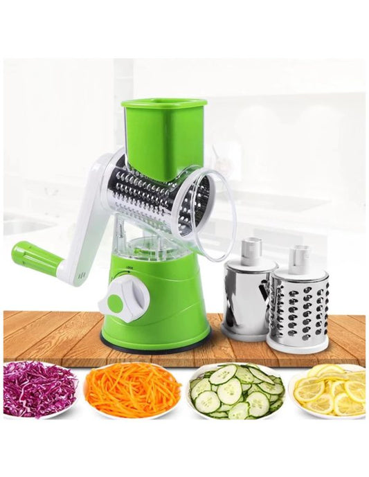 Hand‑Crank Drum Veggie Grater